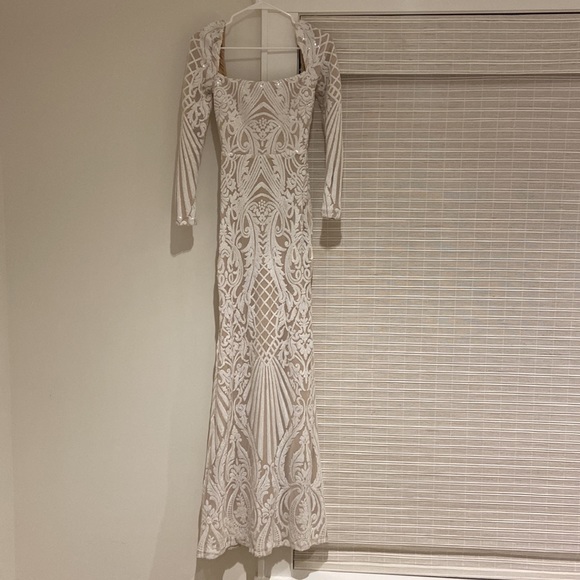 Windsor Formal Sequin Mermaid Dress, XS - Picture 3 of 5